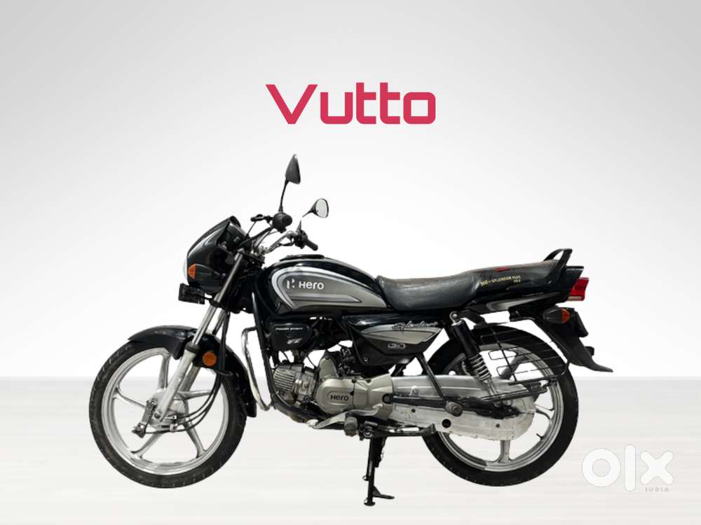 Hero Splendor Plus Self Alloy i3S (2224), 6 MONTHS WARRANTY
