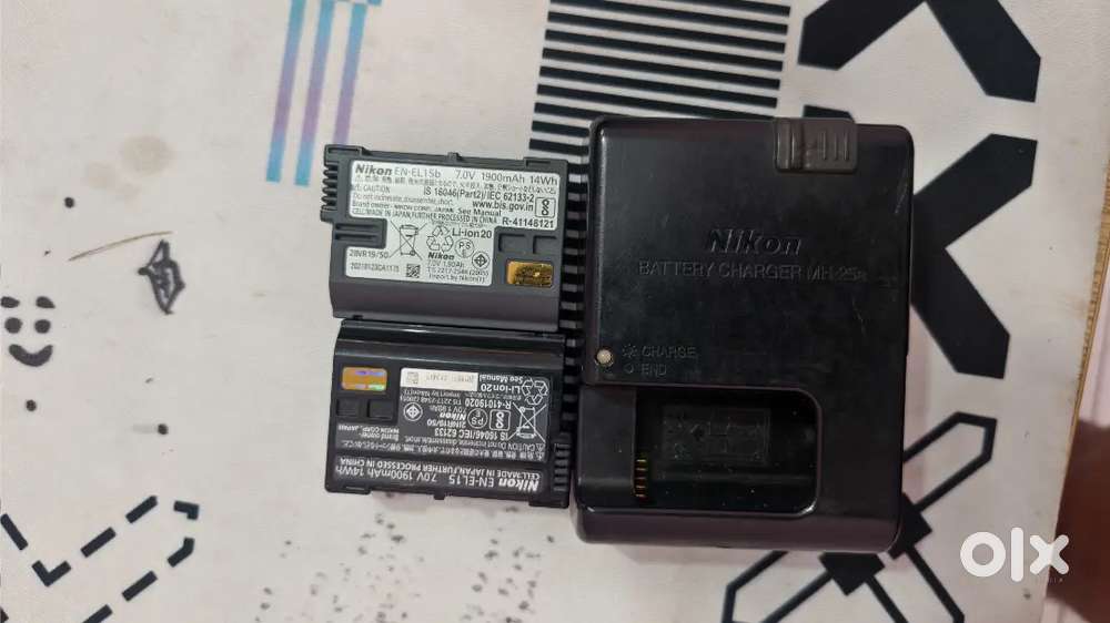 Nikon 2 Battery For Z6M2 and charger in Unused condition