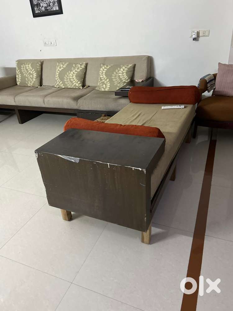 Sofa and resting diwan with bed