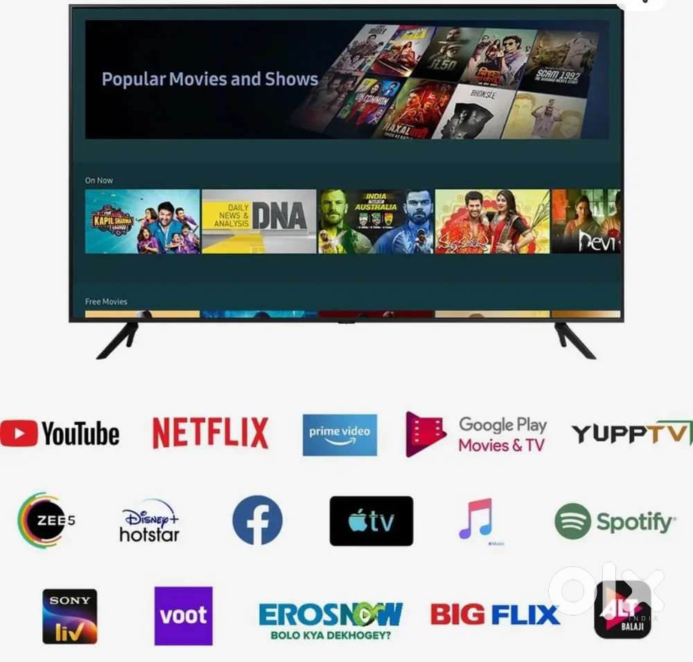 Samsung 55 Ultra HD 4K Smart LED TV: With Bill,Table Stand
+ Wallmount