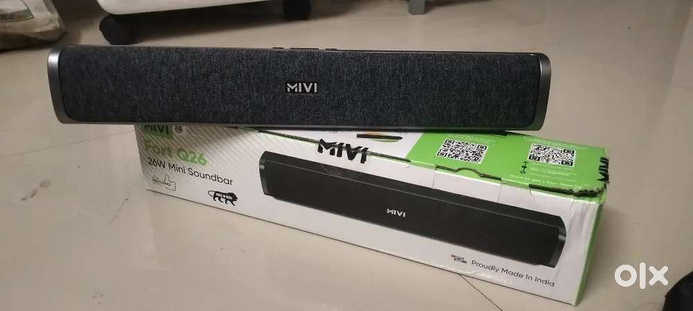 Mivi Fort Q26  26W Mini Soundbar  premium bass  Bluetooth 5.0