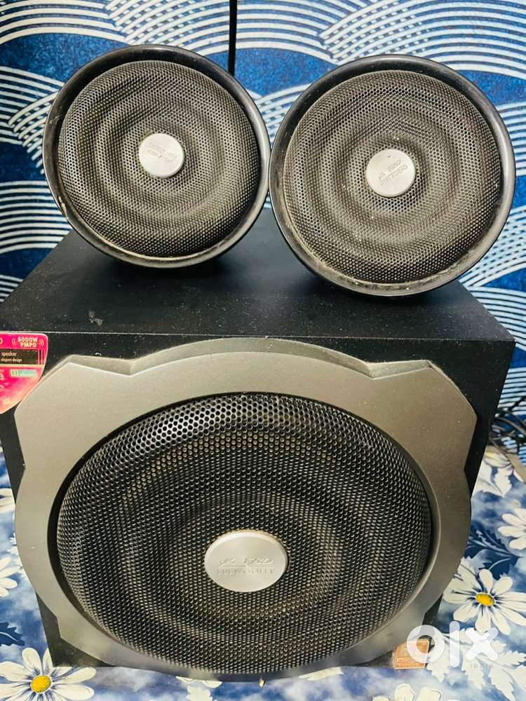 Wired Room Speaker(Woofer) With 2 mini drums