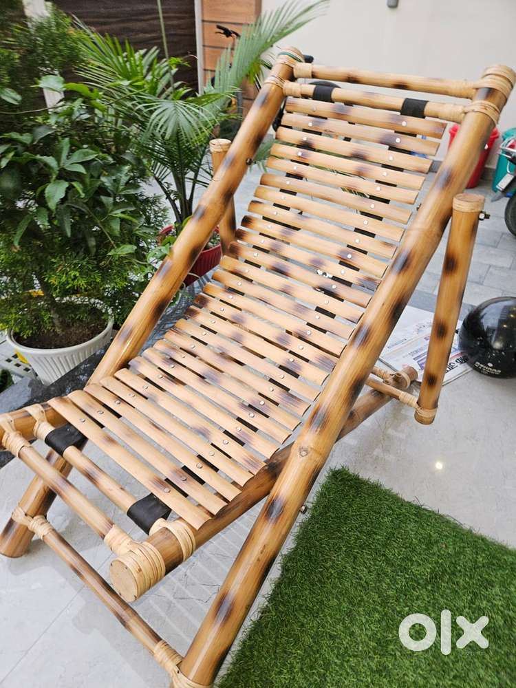Bamboo Recliner Chairs – Set of 2