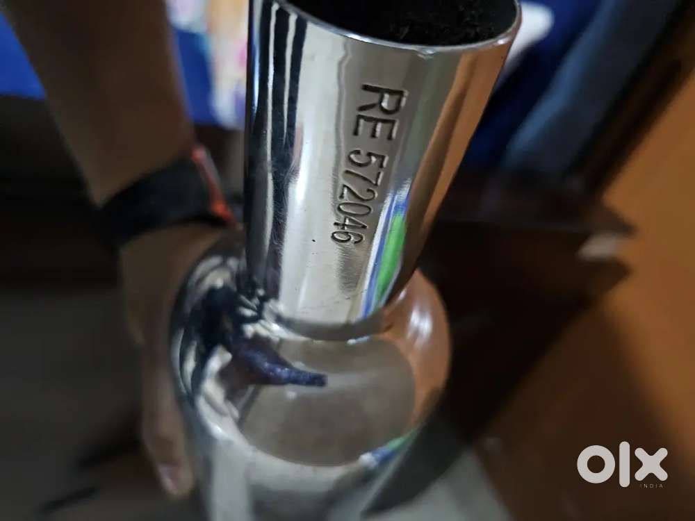Original Royal Enfield silencer. (RE 572046)