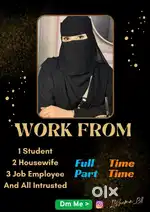 Part time full time work with smart phone
