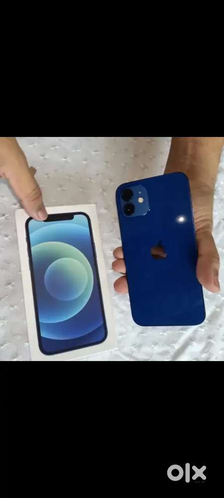 Apple I phone 12 refurbished model available with one year warranty