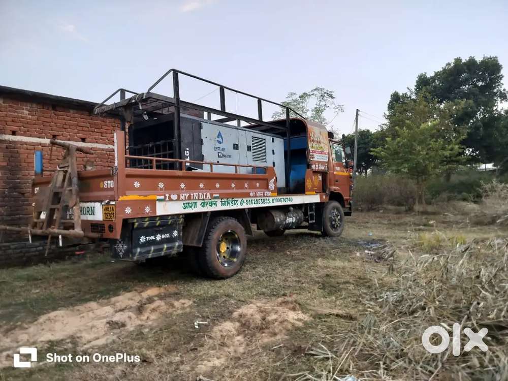 Borewell truck compressor set