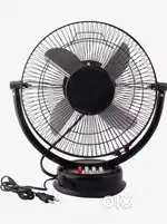 Table fan black