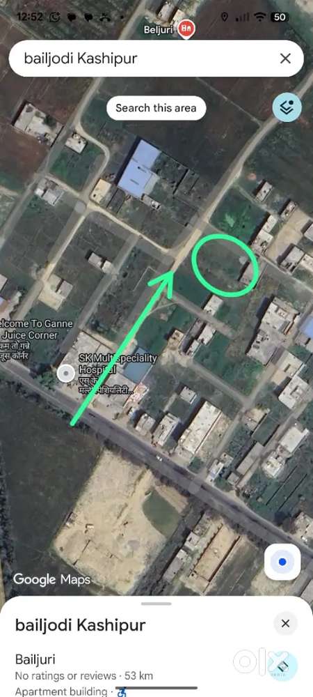 Plot in bailjuri kashipur