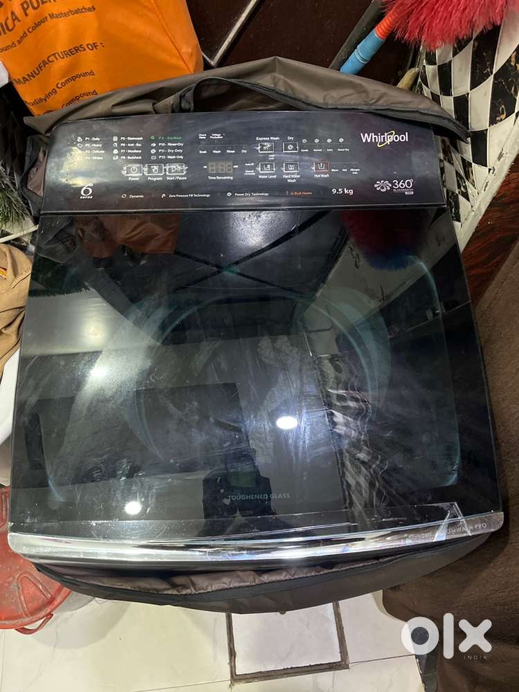 Fullyautomatic9.5kg(rinse+dry,whites,woollens,bedsheet,hardwash,hotwsh