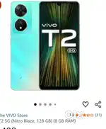 Vivo T2 5G 8gb ram 128 gb memory  sealed pack with bill and warranty
