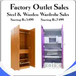 Wooden Wardrobe Steel Almirah Berow Sales Morden Quality products