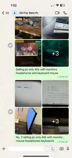 Full setup pc headphones , keyboard mosuse sell 2 with monitor