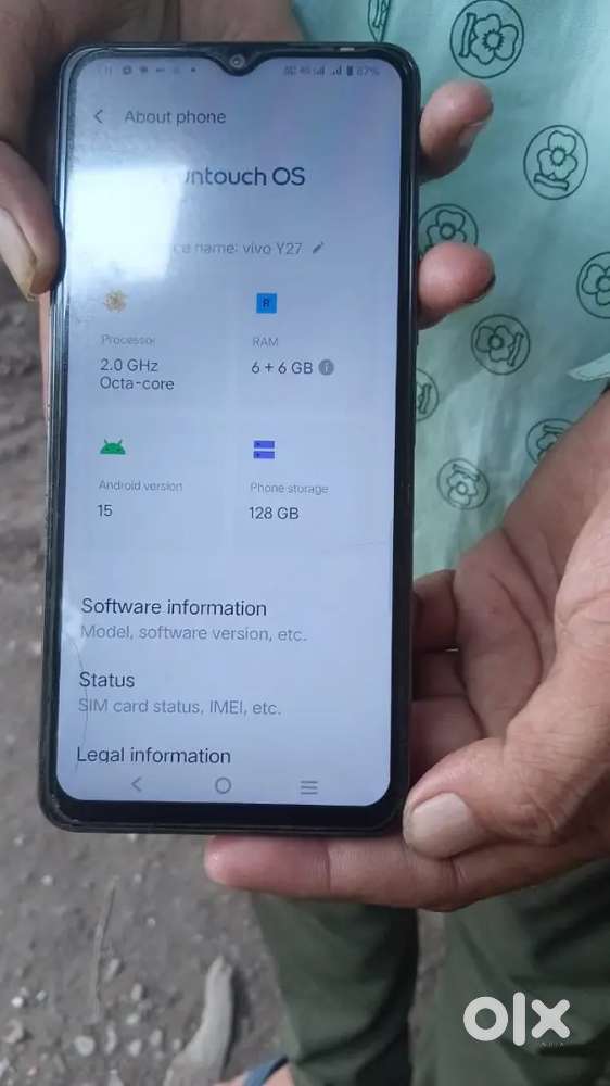 Vivo y27 bill charger