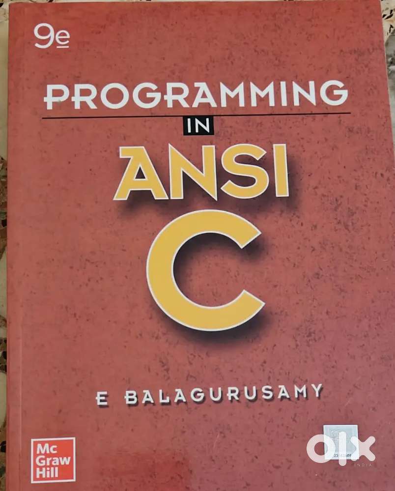 Programming in C (new book)