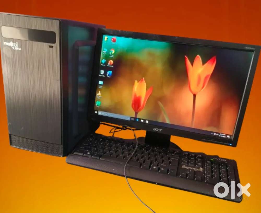 Behtarin power full desktop computer pc monitor set