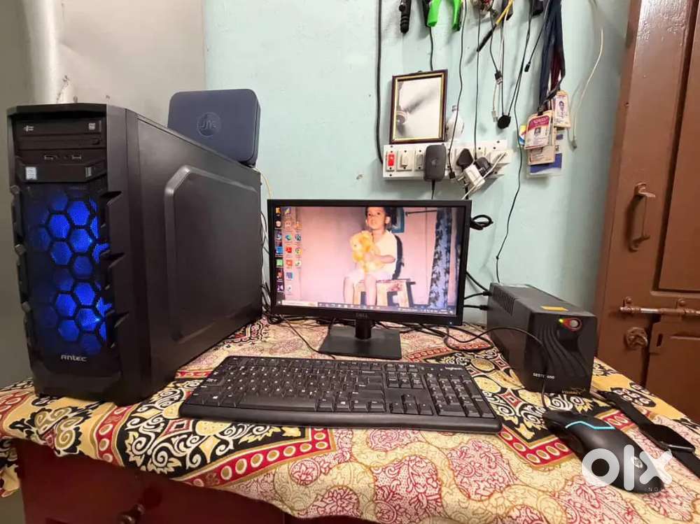 Budget Gaming PC/Desktop(i3-9100F,8GBRAM,1TB+256GB SSD,GT710,Win10Pro)