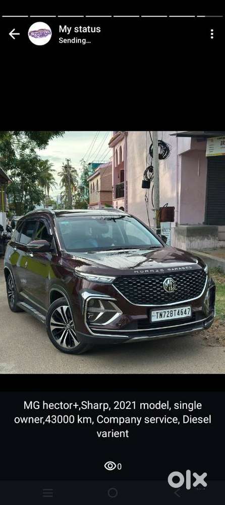 MG Hector Plus Sharp DCT, 2021, Diesel