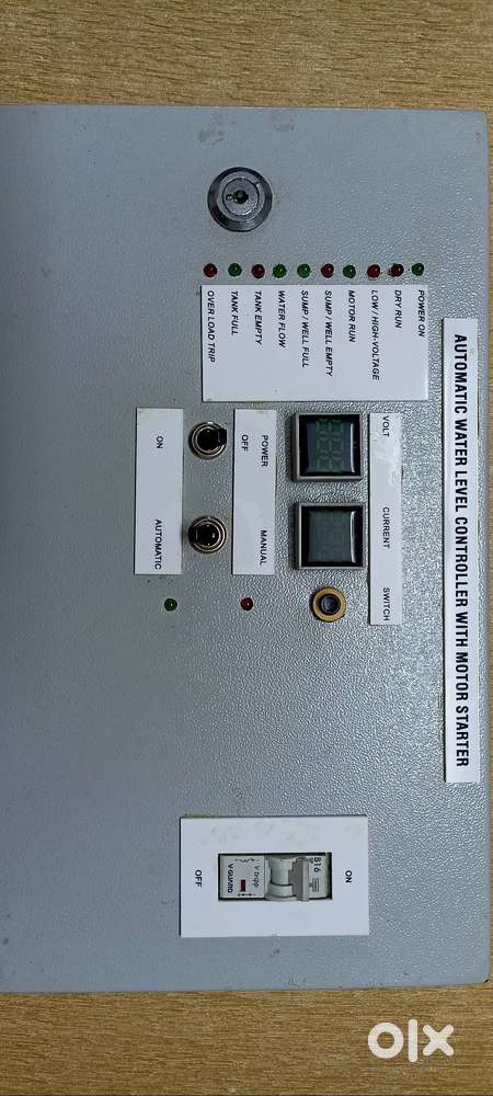 AUTOMATIC TANK WATER LEVEL CONTROLLER WITH MOTOR STARTER