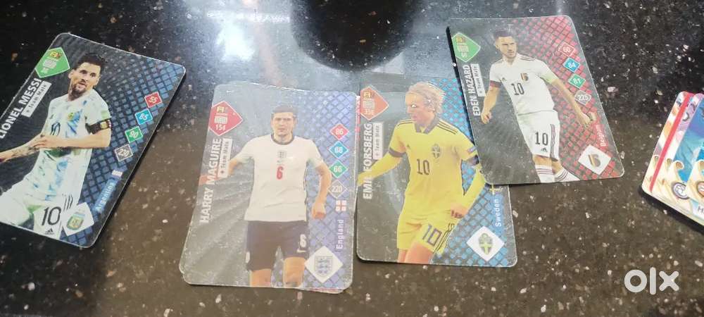 Football cards + Pokemon cards + Naruto Cards