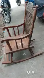 Rolling chair.