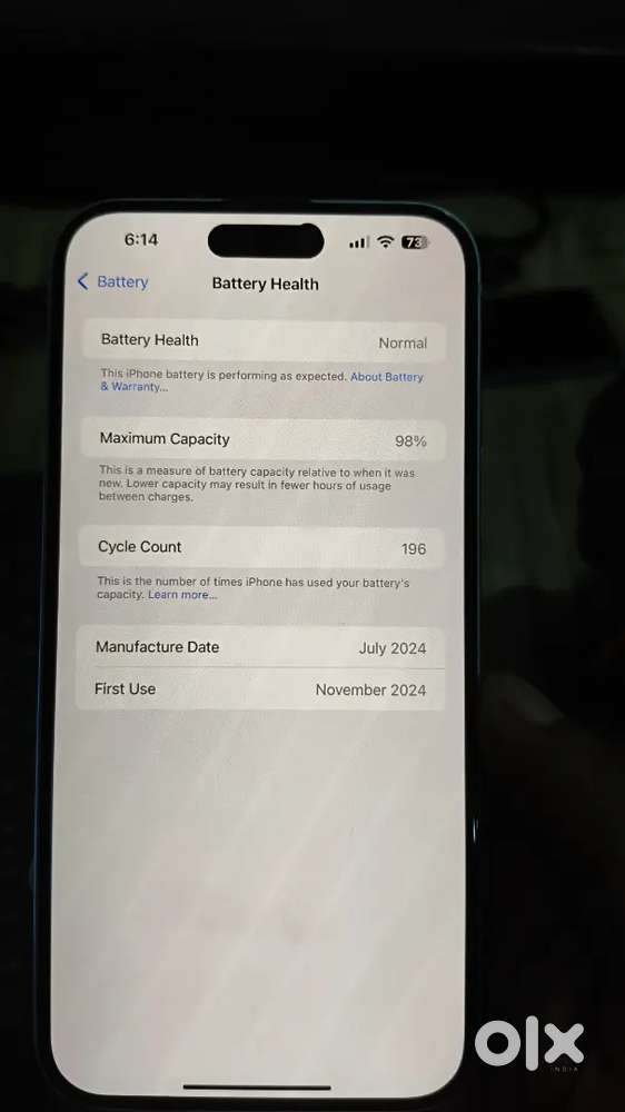 8 months ka phone ho gaya I phone 15 plus 128 GB