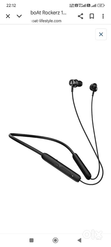 Boat rockstarz 195 bluetooth neckband