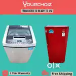 ~Make Your Life Easier with Our Combo Fridge & Washing Machine Package