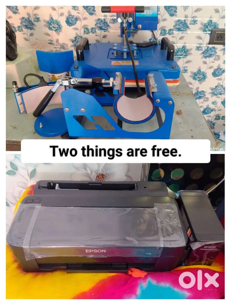 Heat Press Machine + Epson L130 Printer Combo -