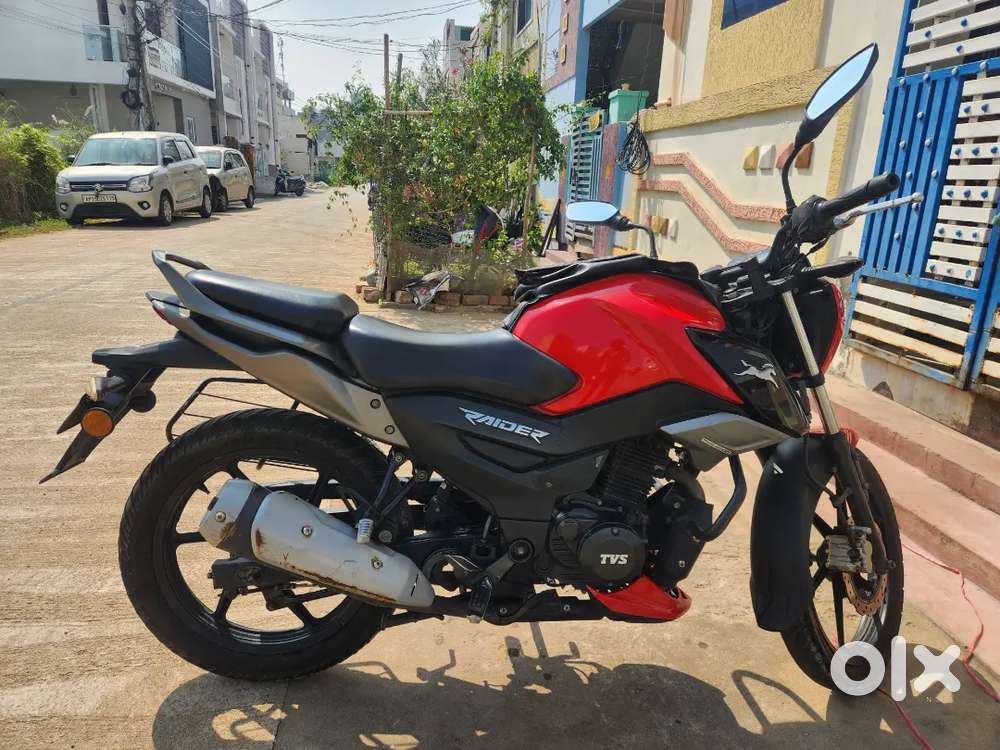 Tvs raider for sell  60+ Millage.well maintained exchange with scooty