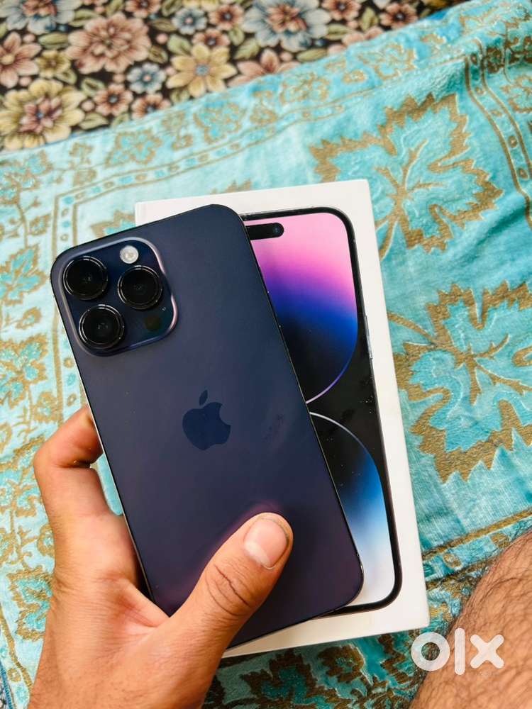 iphone 14promax 128gb indian 85 with bill box cable mint condition