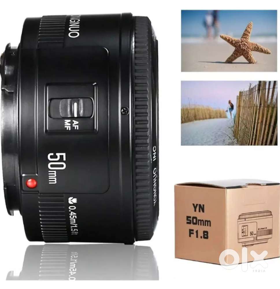 Yongnuo EF YN 50mm F/1.8 1:1.8 Standard Prime Lens for Canon Re Camera