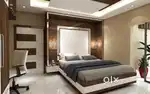 फलेट ओफिस बंगलो में वुडन फर्नीचर ऐंड ओल वकॅ समाधान
