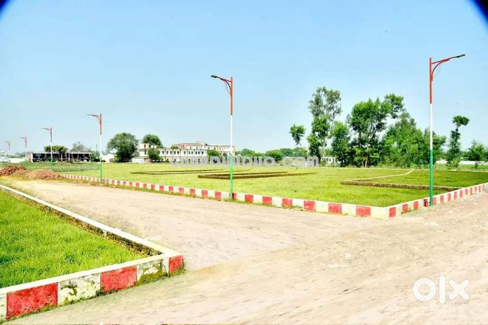 लखनऊ वाराणसी हाईवे पर प्लांट ले अप्रूव्ड सोसायटी में बैंक लोन सुविधा