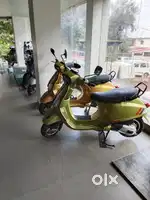 Vespa and Aprilia bikes and scooty