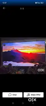 Led tv 55inch TCL iffalcon u64 4K ULTRA UHD VOICE RIMOTE bill Box