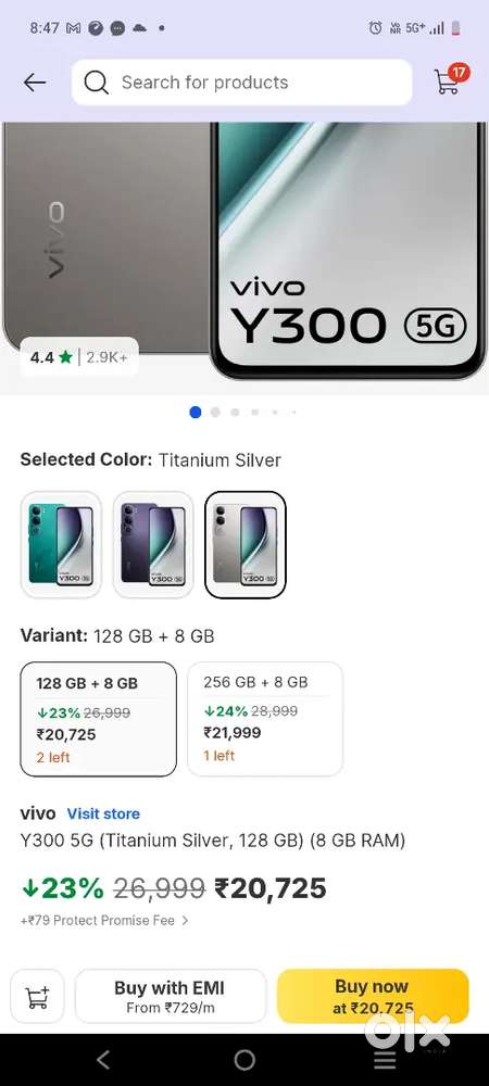 Argnt money vivo y3000