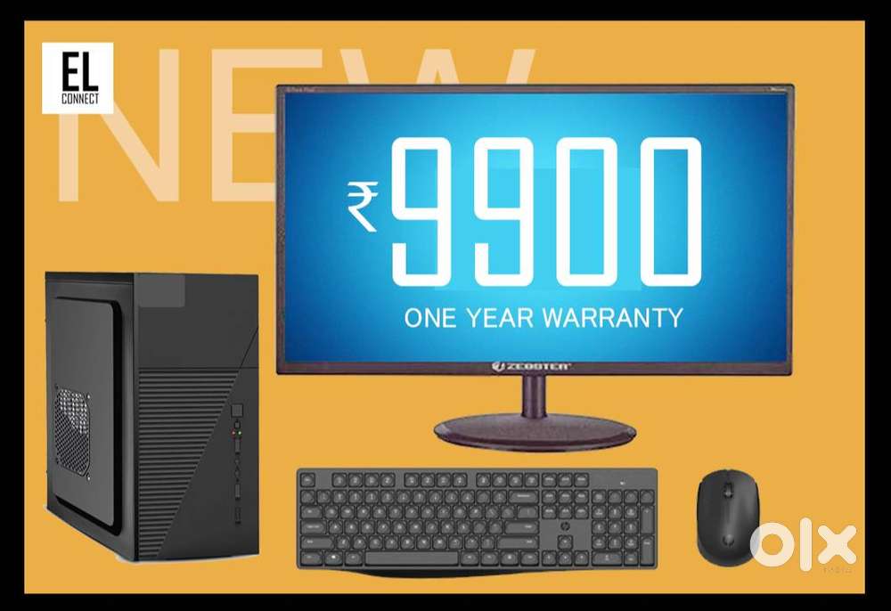 NEW CPU COMPUTER MONITOR  8GB RAM  DESKTOP SET