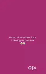 I am a tution teacher for +2 biology & from class IV-X(All board)