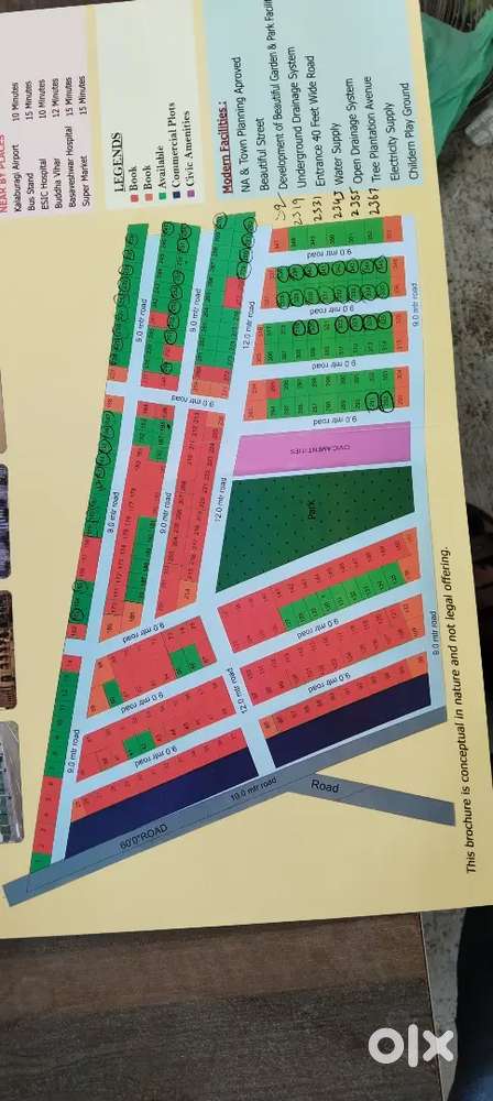 N A town planning, ready to registration