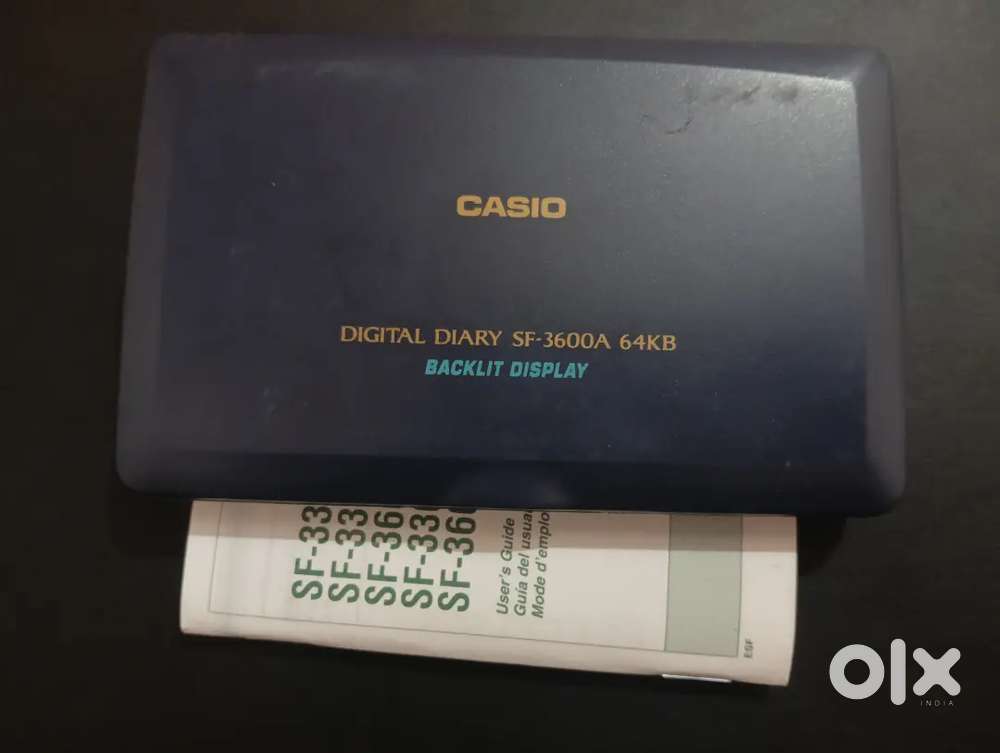 Casio digital diary