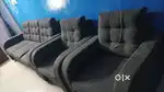 3+1+1 Seater Cushion Sofa Set– Comfortable & Stylish - Great Condition