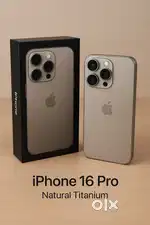 iPhone 16 Pro 128 GB Natural Titanium Seal Pack Indian