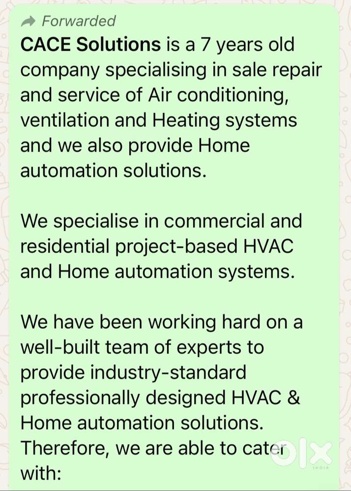 CACE solutions
