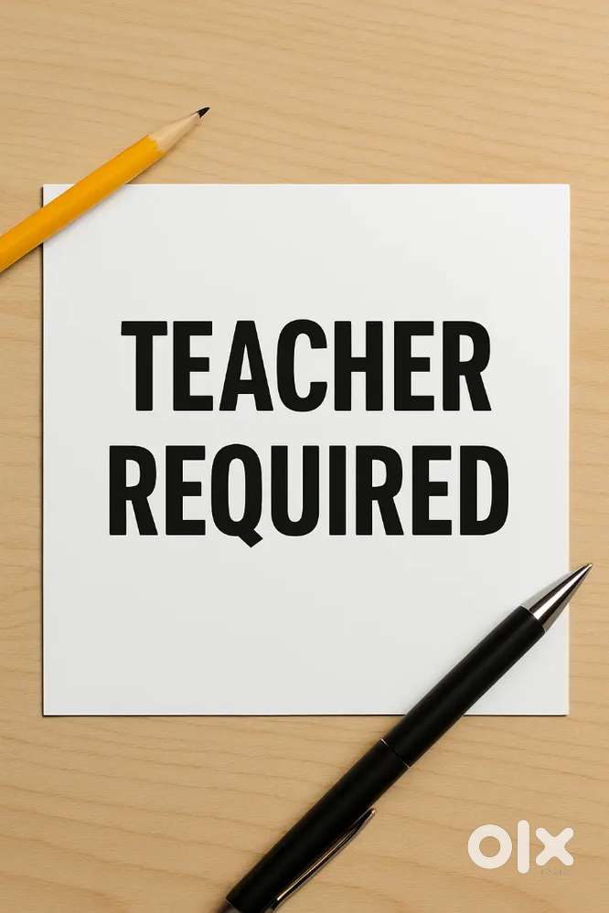Teacher required for Tuition classes
