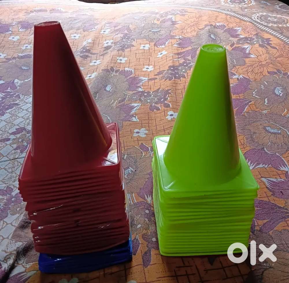 Plastic training cones