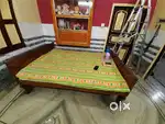 Wooden Bed 5*7 with mattress