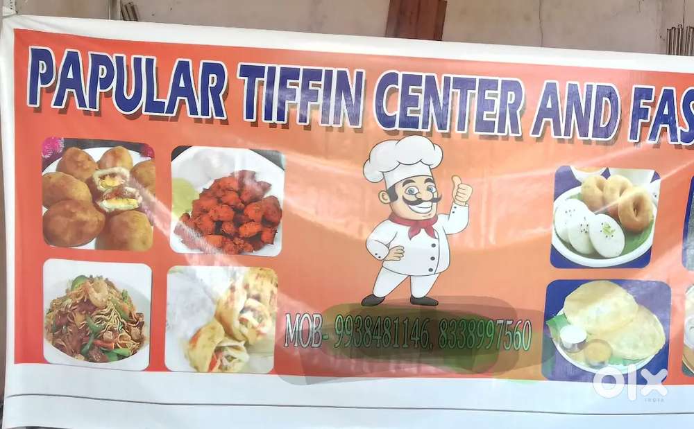Popular tiffin centre fast food