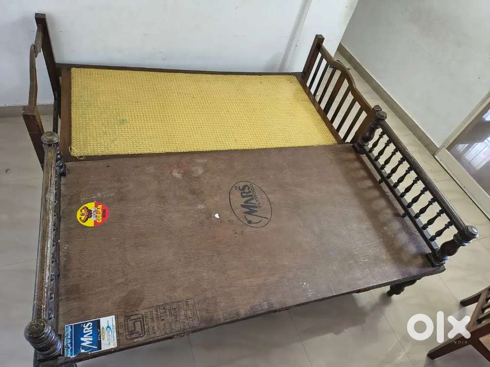 Two old bed cots