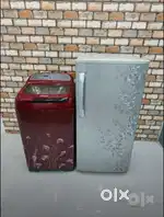 Sumsung 7+1kg Top Load Washing Machine And LG Single Door Refrigerator